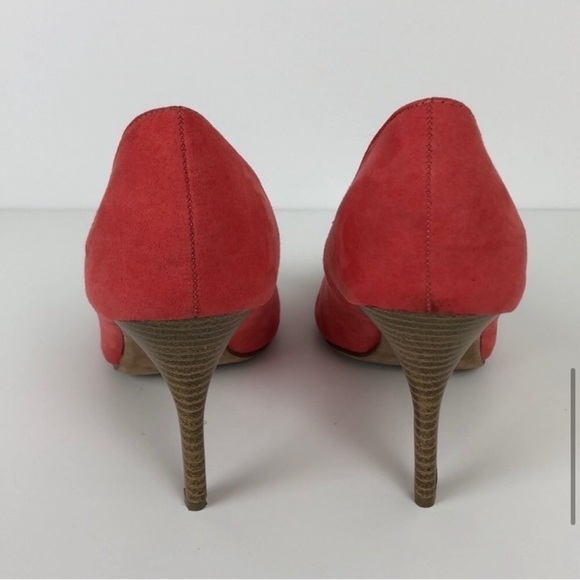 Charming Charlie salmon peep toe heels - Picture 5 of 8